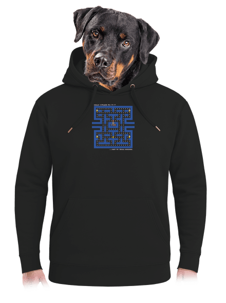 Pac-Man pivo unisex mikina premium Dark Black