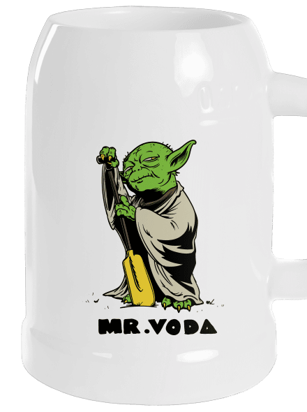Mr. Voda půllitr White