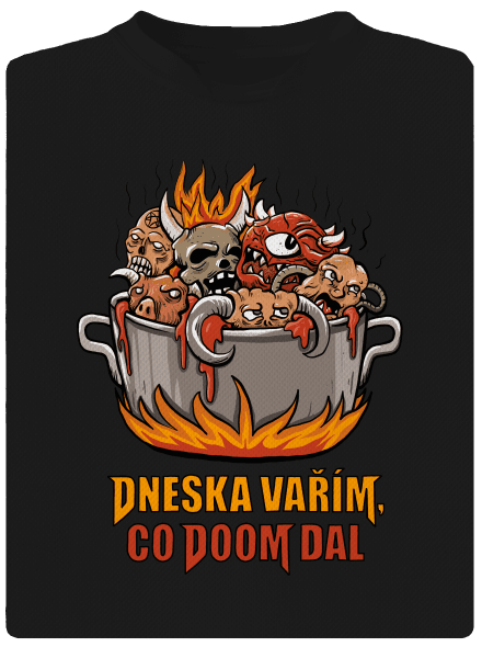 Co Doom dal dětské sportovní tričko Black