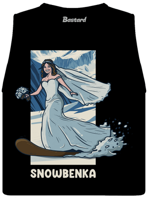 Snowbenec a snowbenka dámské tílko volné Black