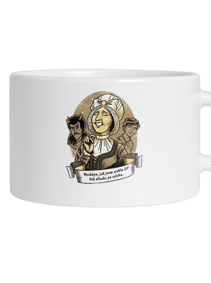 B14: Dorota Máchalová hrnek makronka White