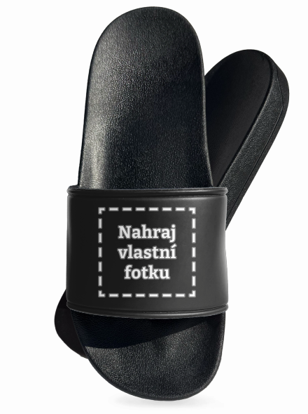 Vlastní potisk pantofle Black