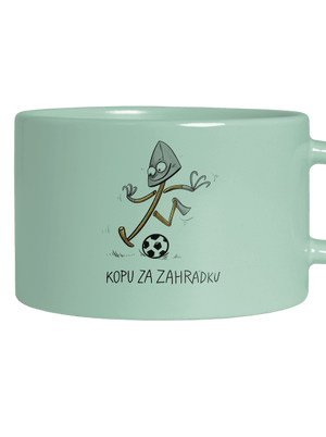 Kopu za zahrádku  hrnek makronka Mint Macaron