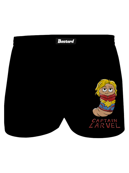 Captain Larvel pánské trenky Black