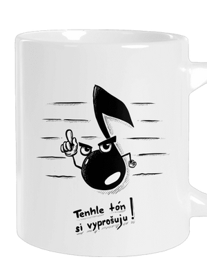 Tón velký hrnek White