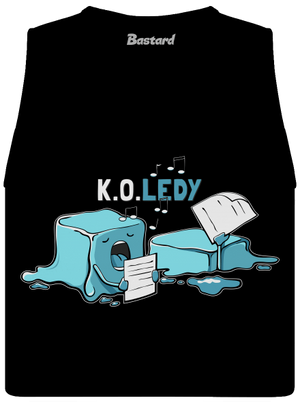 Koledy dámské tílko volné Black