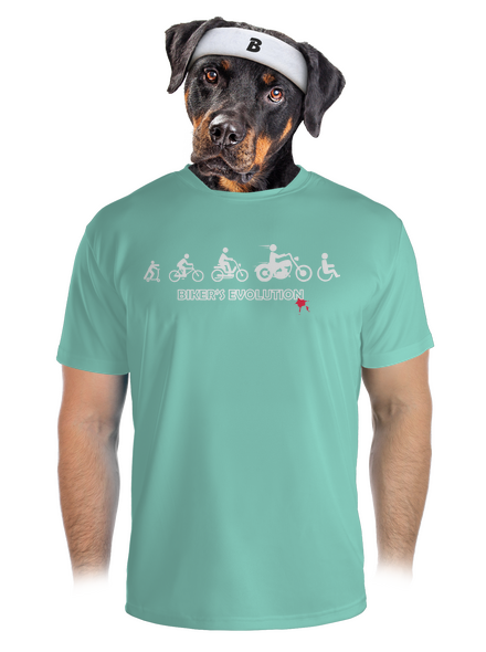 Bikers evolution pánské sportovní tričko Mint Mal