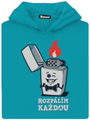 Rozpálím každou dětská mikina klokanka Hawaiian Blue