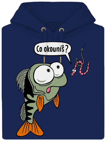 Co okouníš? unisex mikina premium Navy