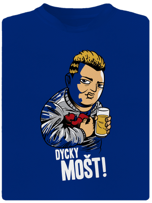 Dycky mošt pánské sportovní tričko Royal Blue Mal