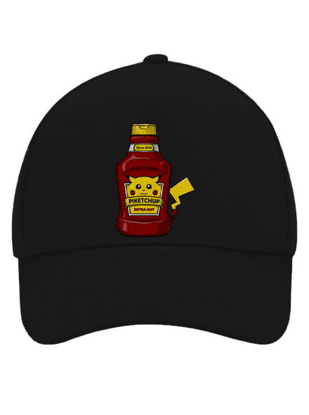 Piketchup kšiltovka baseballka Black