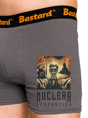 Nuclear generation boxerky Gray Melange