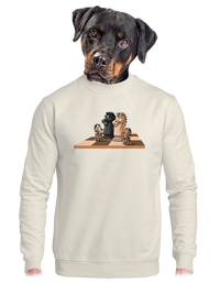 unisex mikina bez kapuce