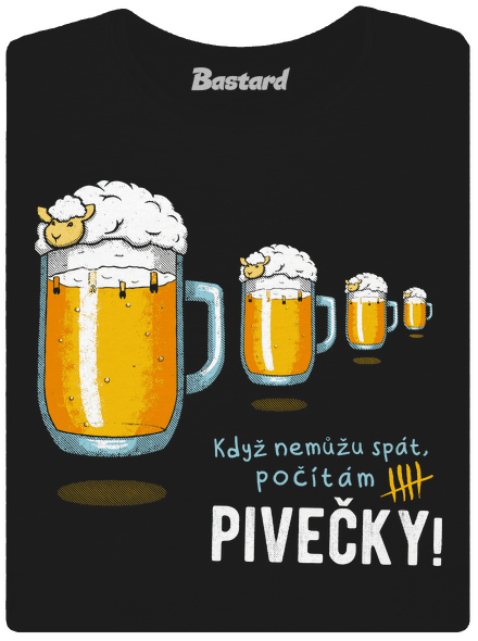 Pivečka dámské tričko Black