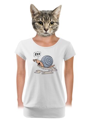 dámské tričko s lemem