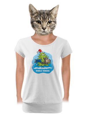 dámské tričko s lemem