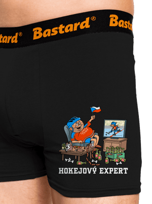 Hokejový expert boxerky Black