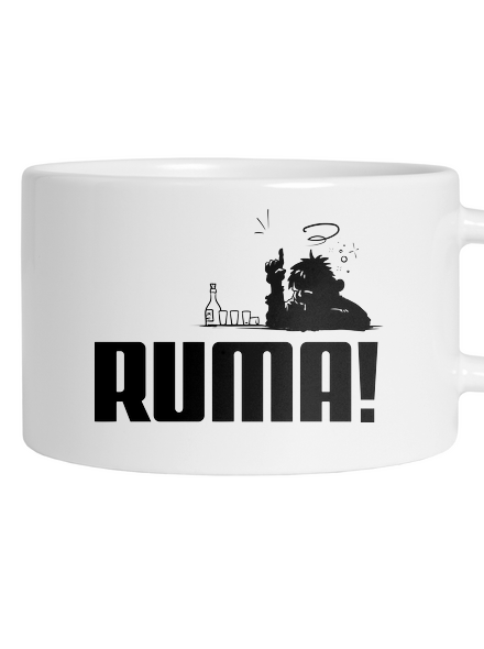 Ruma hrnek makronka White