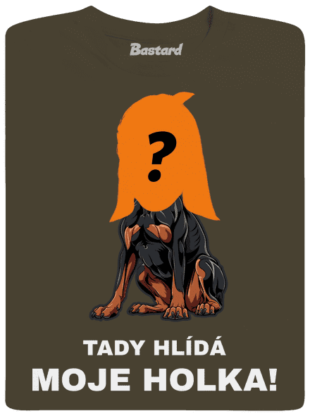 Tady hlídám já pánské dlouhý rukáv Urban Khaki