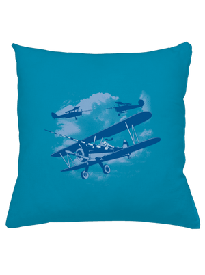 Rytíři nebes polštář Blue Turquoise