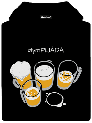 Pijáda dámská mikina klokanka Black