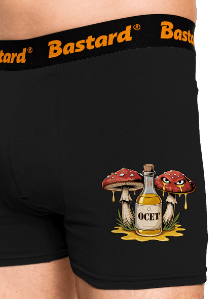 Houby s octem boxerky Black