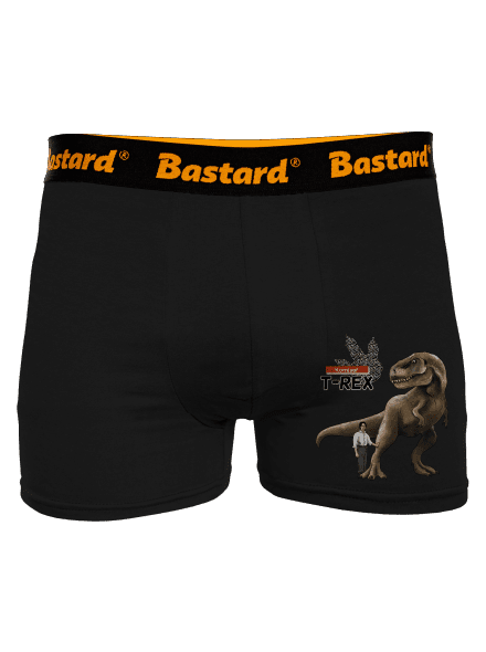 Komisař T-Rex boxerky Black