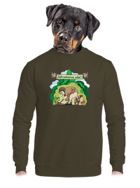 unisex mikina bez kapuce