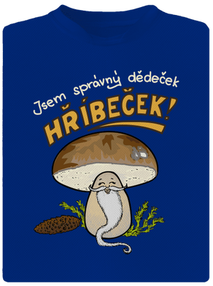 Babka a hříbeček pánské sportovní tričko Royal Blue Mal