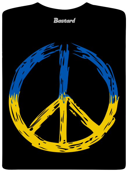 Ukrajina - Peace pánské tričko Black