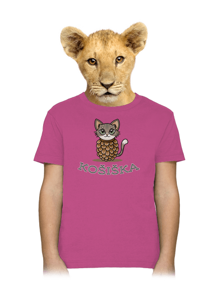 Košiška dětské tričko Fuchsia