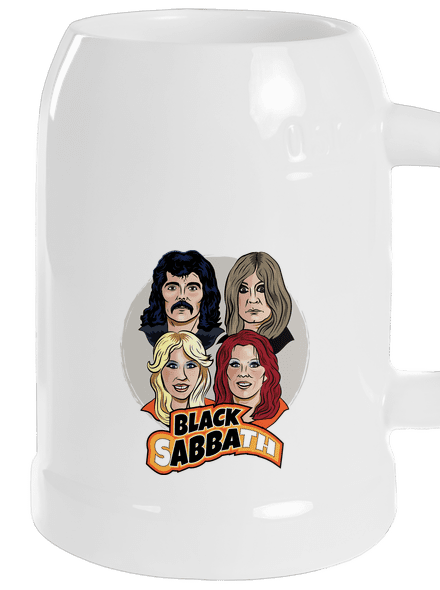 Black Abba půllitr White