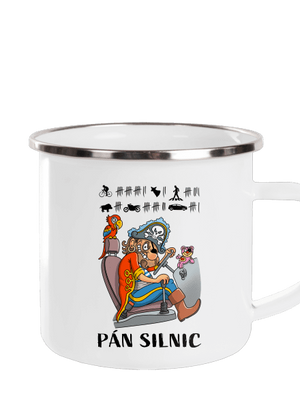 Pán silnic plecháček White