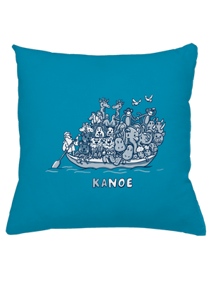 Noemova archa polštář Blue Turquoise