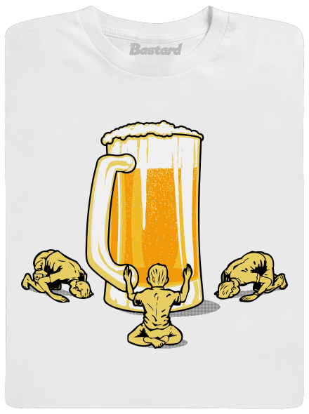 Piviště pánské dlouhý rukáv White