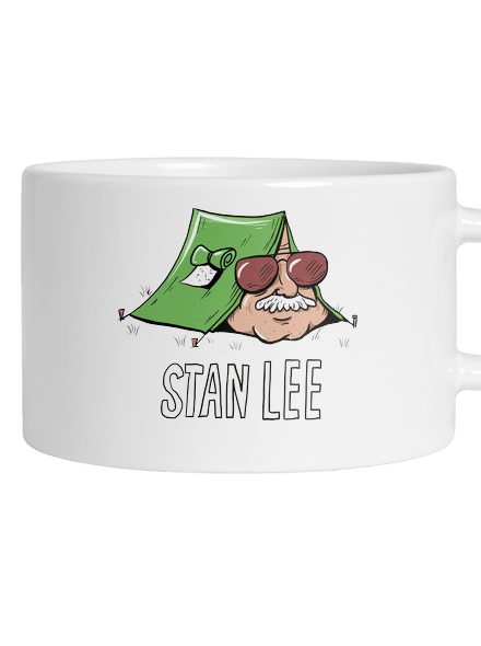 Stan Lee hrnek makronka White