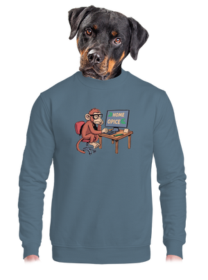 unisex mikina bez kapuce