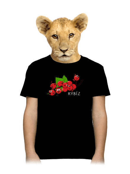 Rybíz dětské tričko Black