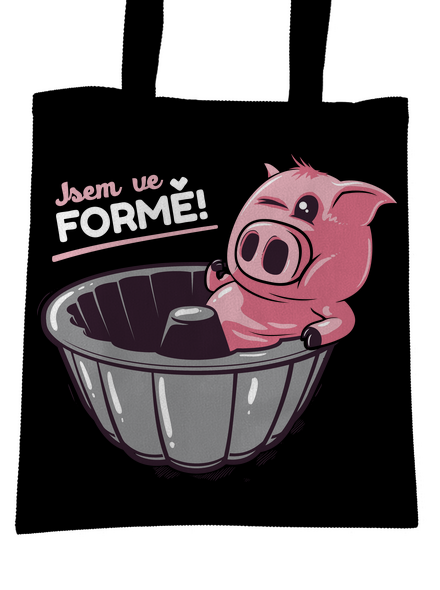 Ve formě taška Black