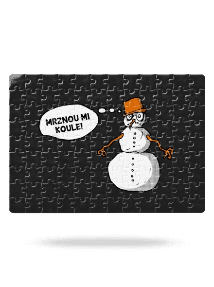 Mrznou mi koule puzzle White