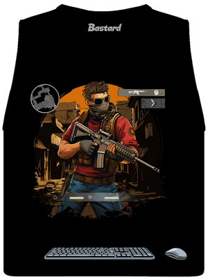 B17: Counter Strike dámské tílko volné Black