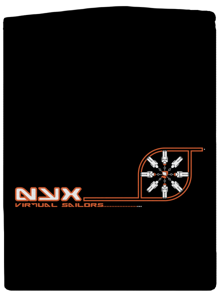 NYX Virtual Sailors dámská mikina na zip Black