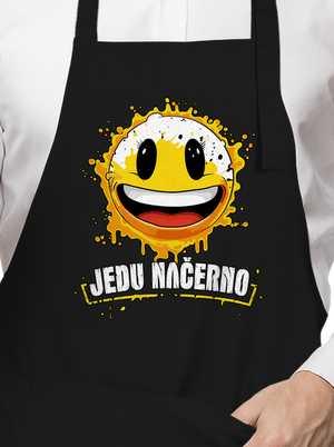 Jedu načerno zástěra Black