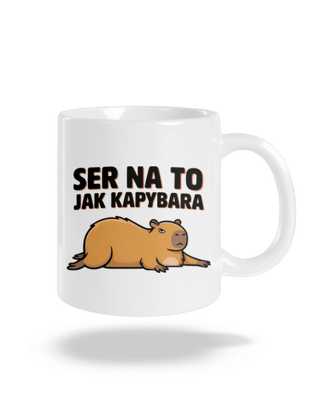 Jak kapybara klasický hrnek White