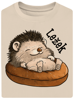 Ležek unisex tričko oversized Almond