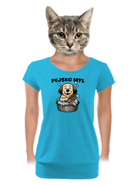 dámské tričko s lemem