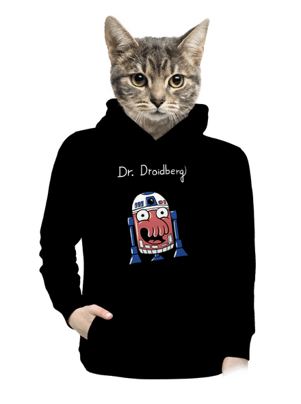 Dr. Droidberg dámská mikina klokanka Black