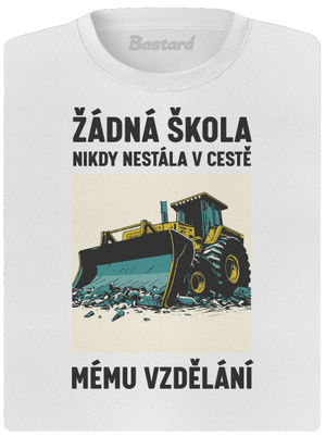 Žádná škola dámské sportovní tričko White