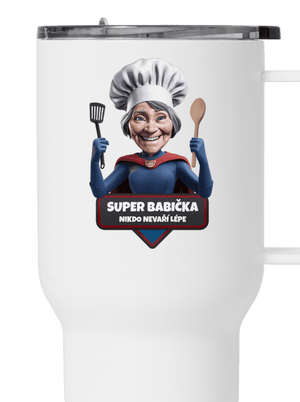 Super babička termohrnek White