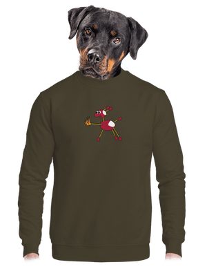 unisex mikina bez kapuce